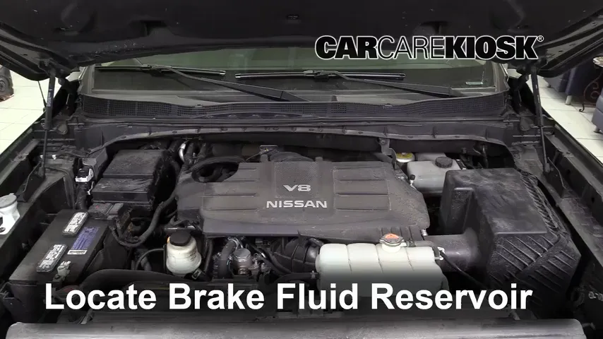 2017 Nissan Titan XD SL 5.6L V8 Brake Fluid